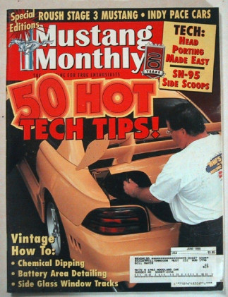 MUSTANG MONTHLY 1998 JUNE - WICKED '95 ROUSH STAGE 3